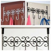 Creative Over Door Bathroom 5 Hooks Hanger Hanging Rack Holder Bathroom Hooks