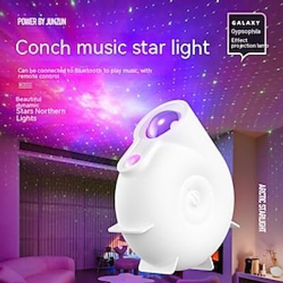 Led Starry Sky Projection Light Aurora Starry Sky Light Full Of Stars Music Starry Sky Light Bluetooth Sound Remote Control Lightinthebox