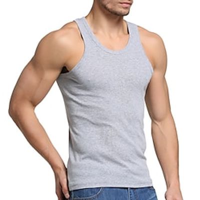 Men's Tank Top Vest Top Undershirt Sleeveless Shirt Plain Crewneck Street Vacation Sleeveless Clothing Apparel Fashion Designer Basic Lightinthebox Men's Tank Top Vest Top Undershirt Sleeveless Shirt Plain Crewneck Street Vacation Sleeveless Clothing Apparel Fashion Designer Basic Lightinthebox