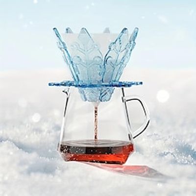 1pc Foldable Plastic Coffee Filter Cup Hand Brewed Coffee Filter With 40pcs Coffee Filter Paper Independence Day Teacher's Day Halloween Christmas Wedding Birthday Valentines Day Gift Coffee Tools Cof Lightinthebox