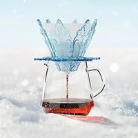 1pc Foldable Plastic Coffee Filter Cup Hand Brewed Coffee Filter With 40pcs Coffee Filter Paper Independence Day Teacher's Day Halloween Christmas Wedding Birthday Valentines Day Gift Coffee Tools Cof Lightinthebox - thumbnail