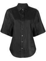 Joseph wide sleeve shirt - Black - thumbnail