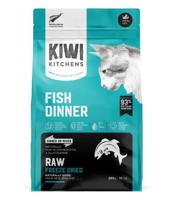 Kiwi Kitchens Raw Freeze Dried Fish Dinner Dry Cat Food 285G