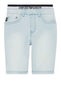 Logo Waistband Denim Shorts