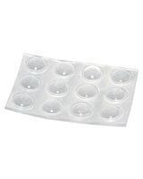 Tru-Guard 3/8 inch Clear Bumpers Pack of 12