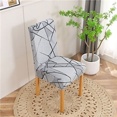 Dining Chair Cover Stretch Chair Seat Slipcover Soft Durable Washable Furniture Protector For Dining Room Party Lightinthebox