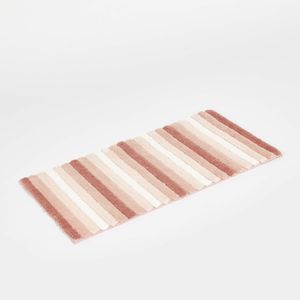 Microfiber Striped Bath Mat - 50x80 cms
