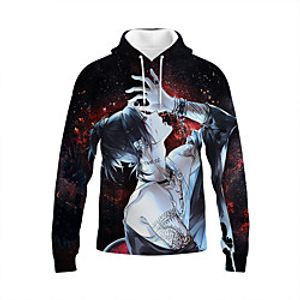 Inspired by Tokyo Ghoul Kaneki Ken Hoodie Anime 100% Polyester Pattern Harajuku Graphic Kawaii Hoodie For Unisex  Couple's Lightinthebox