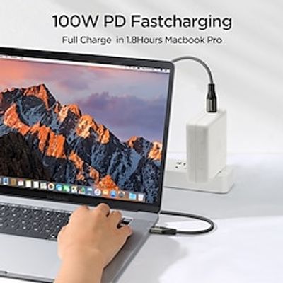 1 Pack Joyroom USB C Cable Lightning Cable 100W 3.9ft USB A to USB C USB C to USB C USB C to Lightning 3 A Fast Charging Nylon Braided For Macbook iPad Samsung Phone Accessory miniinthebox