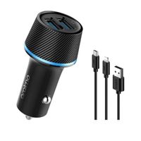 Oraimo Car Charger OCC-21D+OCD-D61, Black