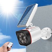 Simulated Solar Monitoring Camera with Infrared Light Outdoor Human Body Sensing Courtyard Light Automatically Lights Up Street Lights in Dark miniinthebox - thumbnail