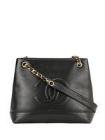 Chanel Pre-Owned CC Logos Chain tote bag - Black