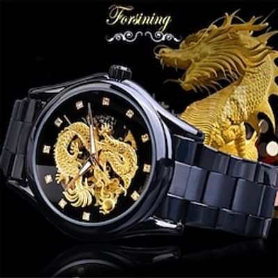 Men Mechanical Watch Luxury Large Dial Fashion Business Automatic Self-winding Luminous Waterproof Alloy Watch Lightinthebox