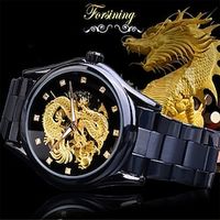 Men Mechanical Watch Luxury Large Dial Fashion Business Automatic Self-winding Luminous Waterproof Alloy Watch Lightinthebox - thumbnail