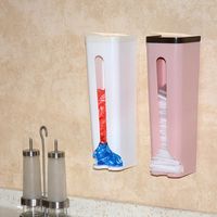 Honana CF-KS06 Plastic Garbage Bag Organizer Dispenser Wall Mount Storage Box Holder Collection