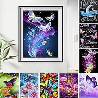 Animal Wall Art Butterfly Canvas Prints and Posters Pictures Decorative Fabric Painting For Living Room Pictures No Animal miniinthebox - thumbnail