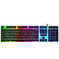 G21 USB Wired Gaming Keyboard Office Keyboard Novelty Gaming Monochromatic Backlit 104 pcs Keys miniinthebox - thumbnail