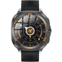 Swiss Military DOM 7 Smartwatch Gunmetal Frame with Black Silicone Strap - Black (SM-WCH-DOM7-GUNF-BLK)