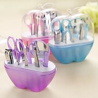 1Pack 9 in 1 Steel Manicure set Professional Nail clipper Kit of Pedicure Tools Ingrown ToeNail Trimmer Lightinthebox - thumbnail