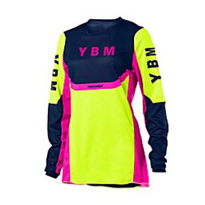 CAWANFLY Women's Long Sleeve Cycling Jersey Summer Black  Yellow Bike Top Mountain Bike MTB Road Bike Cycling Quick Dry Breathable Sports Clothing Apparel  Micro-elastic Lightinthebox