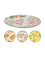 Koopman 21cm Plate Stoneware Assorted 1 Piece