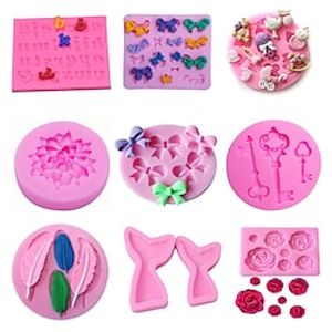Mold for Baking Teapot Cup Afternoon Tea Cake Silicone Mold Sugar Chocolate Cake Decoration Tool Kitchen Baking Tools miniinthebox