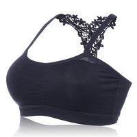 Sexy Lace Hollow Back Modal Wireless Soft Yoga Camisole Bras