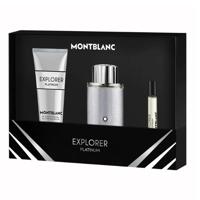 Mont Blanc Explorer Platinum Edp 100Ml + Edp 7.5Ml + SG100Ml Gift Set