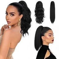 14 Ponytail Extension 2PCS Claw Clip in Ponytail Extensions for Women Wavy CurlyStraight Ponytail Hair Extensions Synthetic Ponytail Hairpiece for Women Lightinthebox - thumbnail