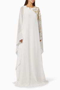 Beaded Kaftan in Georgette Crepe