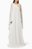 Beaded Kaftan in Georgette Crepe - thumbnail
