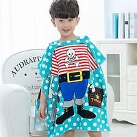 Cartoon Wearable Bath Towel Cape Microfiber Children's Beach Towel Active Printing Mickey Kt Cat Hooded Cape miniinthebox - thumbnail