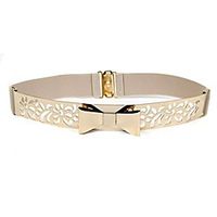 rebecca women metal chain dress belt skinny waist belt waistband dress accessory (t-beige) Lightinthebox - thumbnail