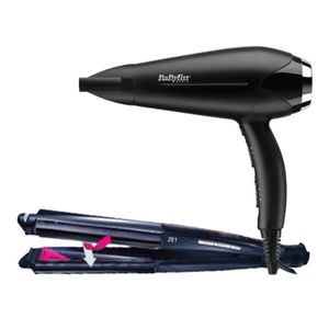 Babyliss Hair Dryer D572+ Hair Straightener ST330