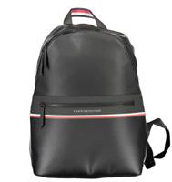 Tommy Hilfiger Black Polyethylene Backpack (TO-15381)