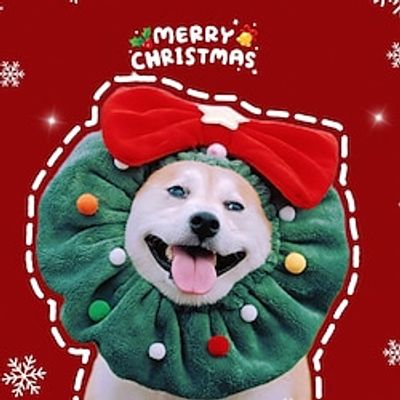 Dog Christmas Costumes Christmas Headsets Scarves Collars Funny Photography Props Bows New Year Accessories Lightinthebox