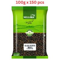 Nellara Black Pepper Whole 100Gm (Pack of 150)
