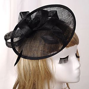 Elizabeth Audrey Hepburn Women's Adults' Ladies Dresses Retro Vintage Dress Feather Net Hat Fascinator Hat Headbands Hair Clip White Black Coffee Bowknot Headwear Lolita Accessories miniinthebox