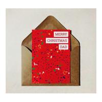 Bumble & Mouse Merry Christmas Dad Greeting Card (10.5 x 14.8cm) - thumbnail