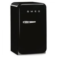 SMEG 50's Retro Style Single Door Refrigerator - Black (FAB10RBL6)