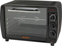 Sharp 35Liter Double Glass Electric Oven 1500Watt With Rotisserie And Convection - EO35NK