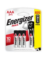 Energizer Alkaline Max AAA 1.5V Promo Pack Of 4
