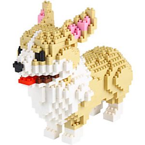 Mini Dog Building Blocks Pet Building Toy Bricks,950 Pieces KLJM-02 (Welsh Corgi) miniinthebox