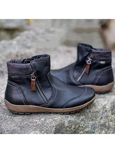 Women's Comfortable Flat Boots