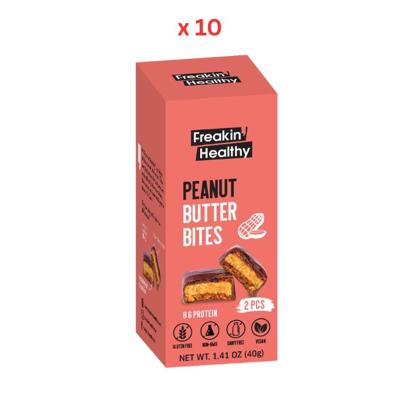 Freakin Healthy Peanut Butter Bites 10X40G