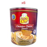 Super Chef Cheddar Cheese Sauce 3Kg (Pack Of 6)