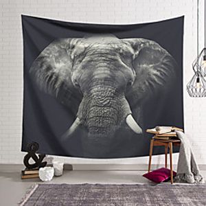 Wall Tapestry Art Decor Blanket Curtain Hanging Home Bedroom Living Room Decoration Polyester Elephant miniinthebox