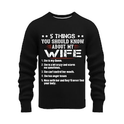 Letter Casual Men's Print Knitting Pullover Sweater Jumper Knitwear Outdoor Daily Vacation Long Sleeve Crewneck Sweaters Wine Black White Fall Winter S M L Sweaters Lightinthebox Letter Casual Men's Print Knitting Pullover Sweater Jumper Knitwear Outdoor Daily Vacation Long Sleeve Crewneck Sweaters Wine Black White Fall Winter S M L Sweaters Lightinthebox