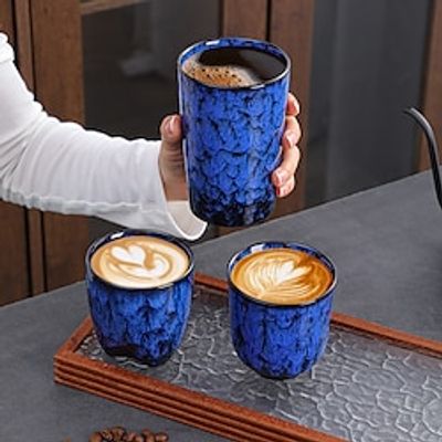 Ceramics Coffee Mugs, 200ml/350ml Large Handle Design, Extra Large Tea and Coffee Cup for Office and Home,Microwave Dishwasher Safe miniinthebox Ceramics Coffee Mugs, 200ml/350ml Large Handle Design, Extra Large Tea and Coffee Cup for Office and Home,Microwave Dishwasher Safe miniinthebox