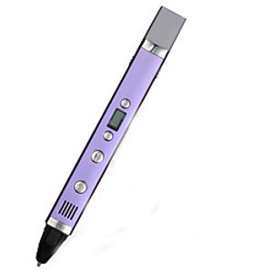 Myriwell 1.75mm ABS/PLA DIY 3D Pen LED Screen,USB Charging 3D Printing Pen Creative Toy Gift For Kids Design miniinthebox